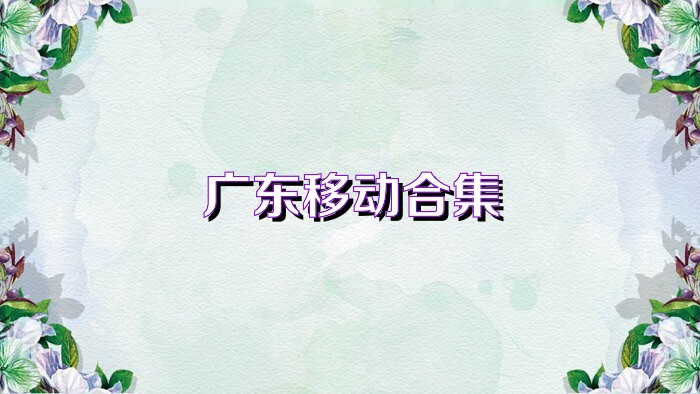 广东移动合集