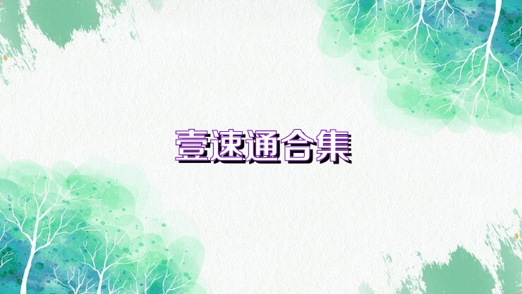 壹速通合集
